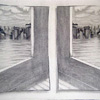 Reflection 2
Graphite on paper- 22 x 30
